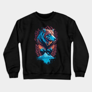 Northern Vistas: Capturing Arctic Wildlife Marvels Crewneck Sweatshirt